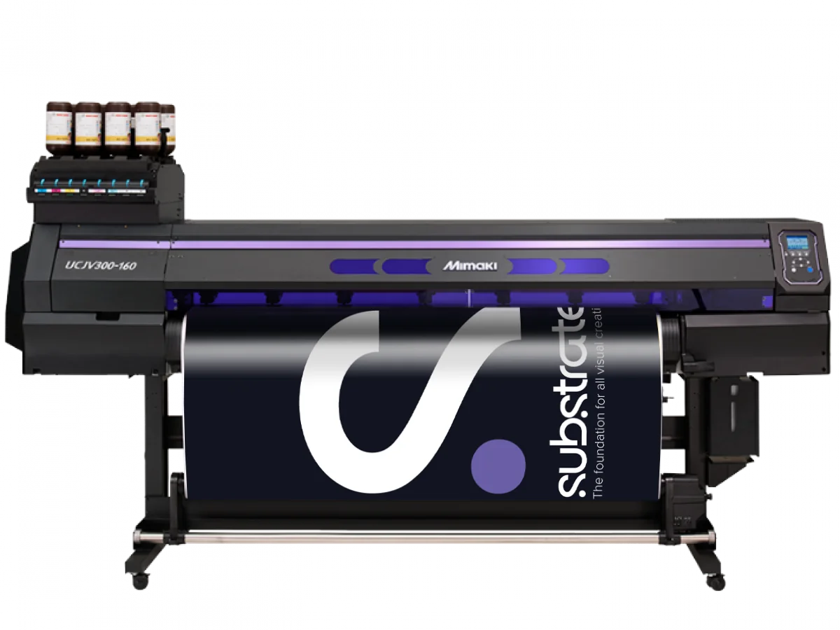Mimaki UCJV300-160 UV roll-to-roll printer